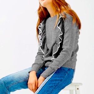 Topshop Ruffle Sweater